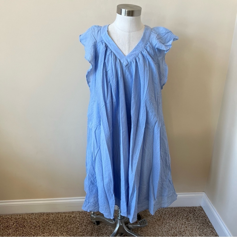 COS ruffle cap sleeve swing dress 17464 - Picture 2 of 12